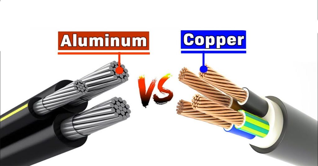 تفاوت کابل مسی و آلومینیومی
