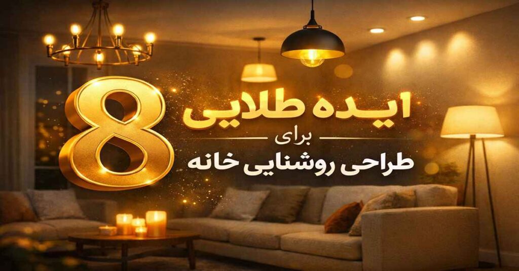 8 ایده طلایی برای طراحی روشنایی خانه