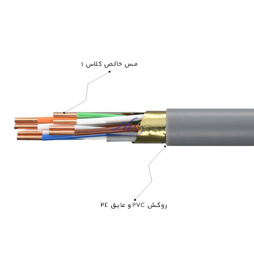 کابل تلفن 4 زوج هوایی سیمیا