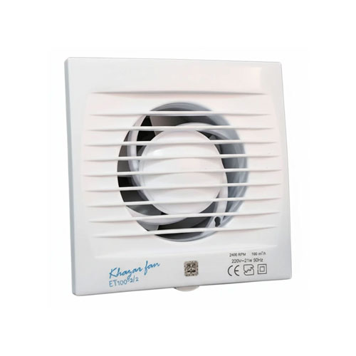 هواکش خانگی ساده لوله 15 خزرفن ET-150-2