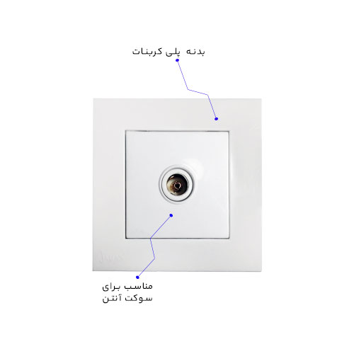 پریز آنتن جهان الکتریک مدل کارن