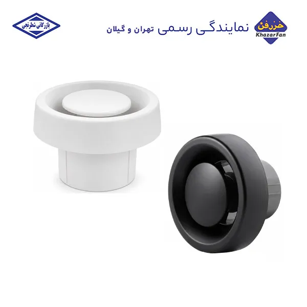 هواکش لوله سایز 10 گرد خزرفن مدل EMT 100-2