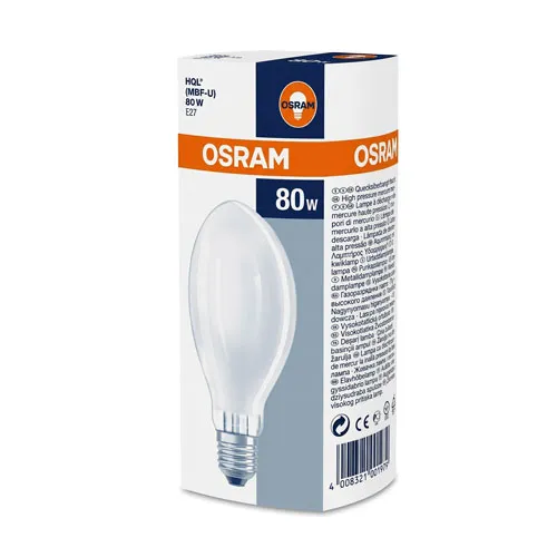 لامپ بخار جیوه اسرام 80 وات E27