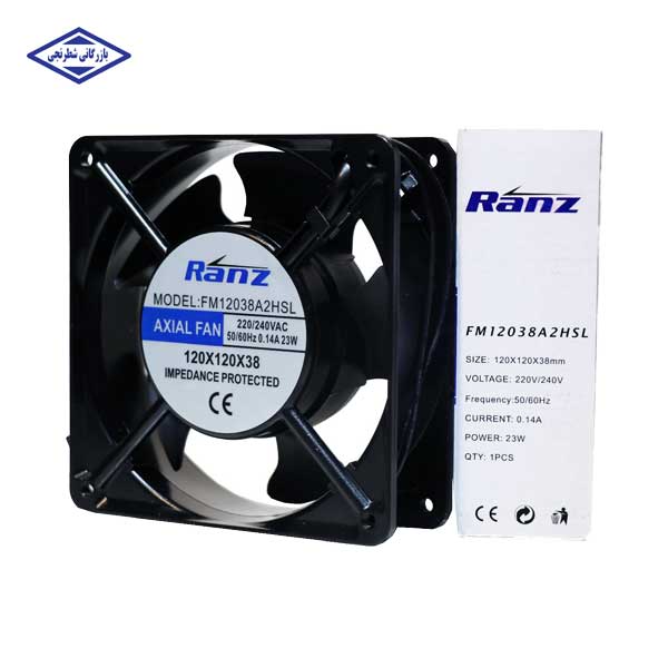 فن رک رانز FM12038A2HSL | فن 220 ولت 12 در 12 RANZ